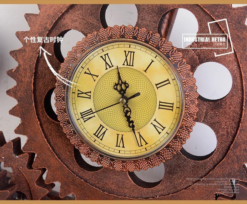 Edison Wall Sconce American Style Wood Iron Light Lamps - Image 5