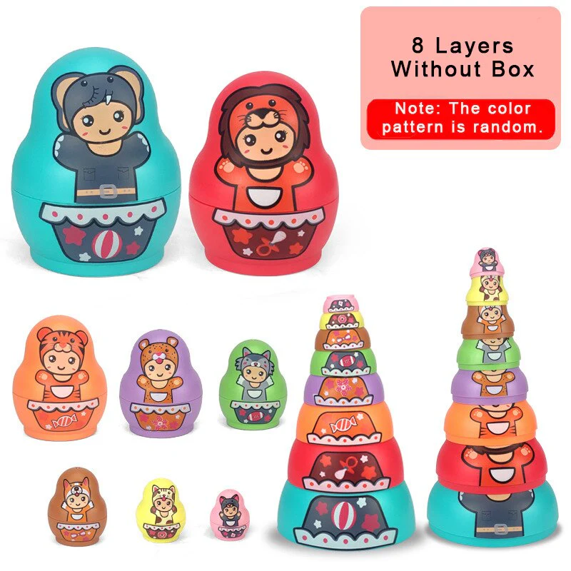 Educational Colorful Kids Matryoshka Dolls - Image 14