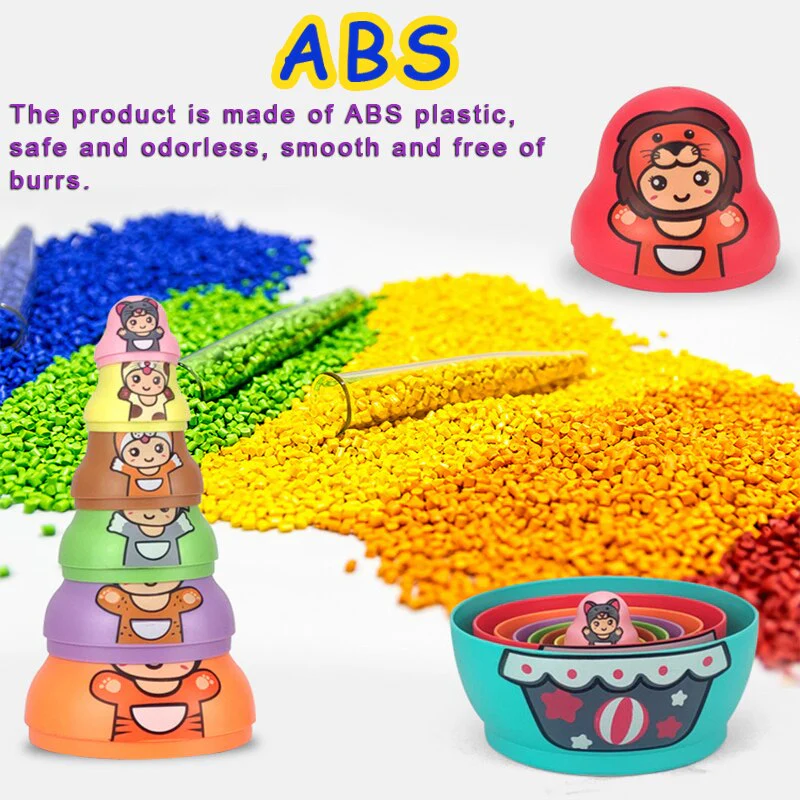 Educational Colorful Kids Matryoshka Dolls - Image 7