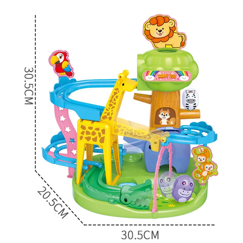 Educational Endless Adventure Sliding Track Toy Zoo - Image 4