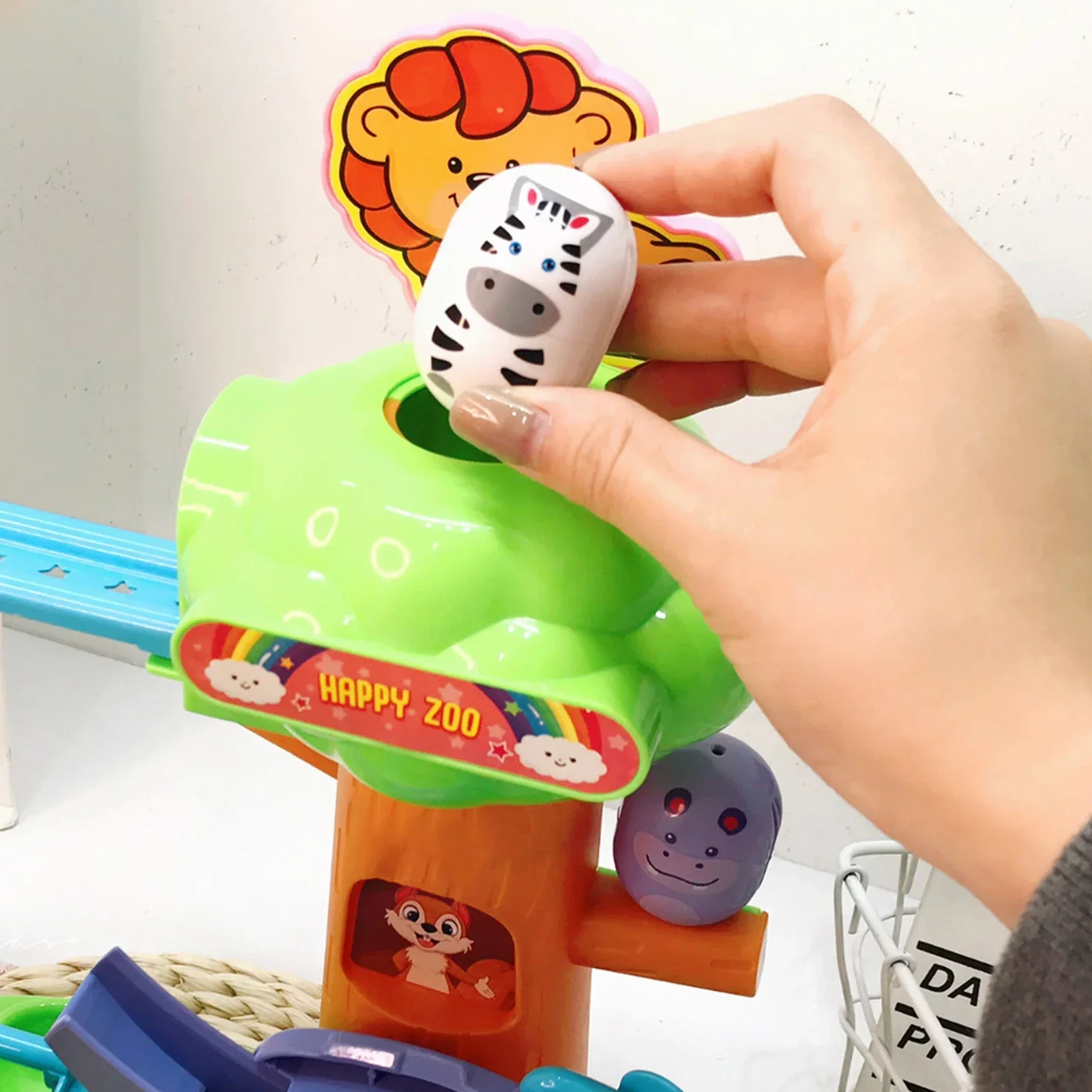 Educational Endless Adventure Sliding Track Toy Zoo - Image 5