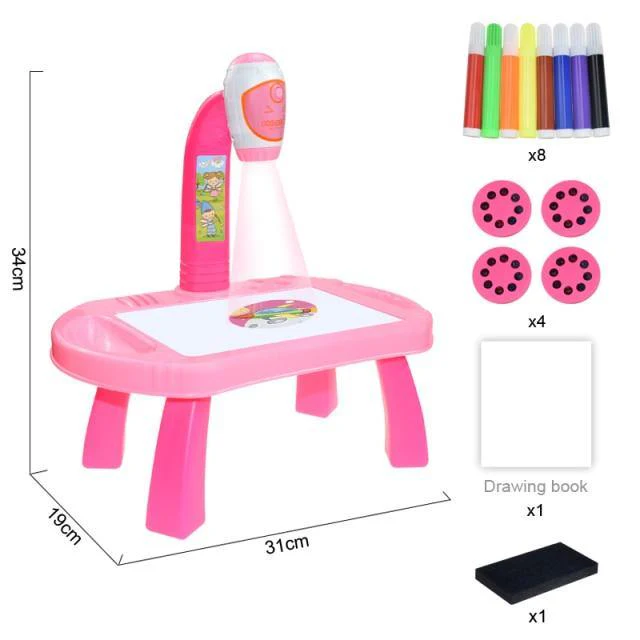 Educational Kids Art Drawing Projector Table - Image 5