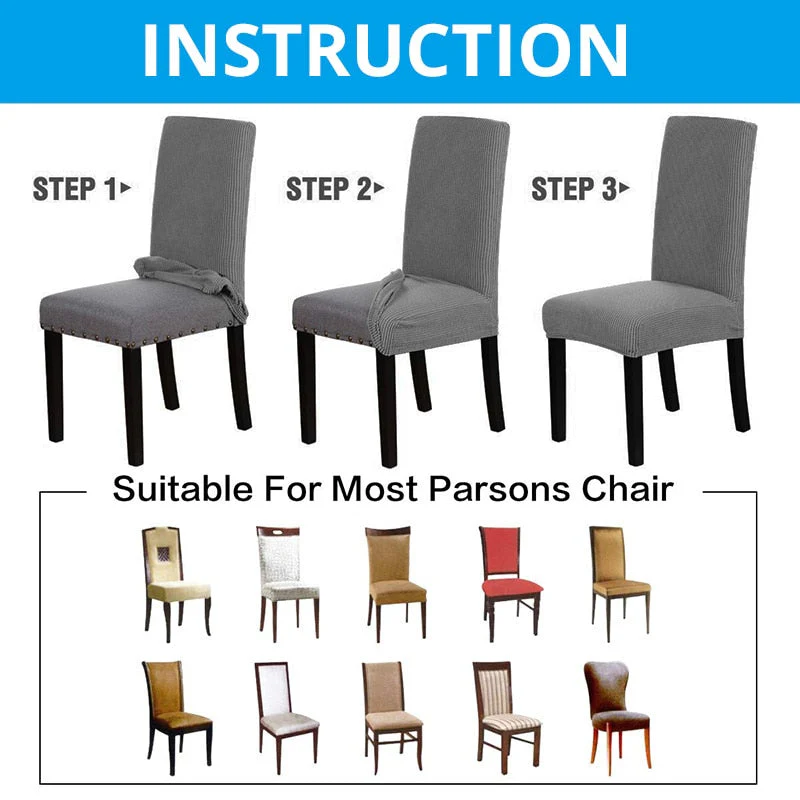 Elastic Dining Chair Covers - Image 4