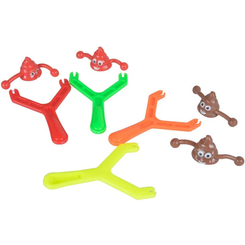 Elastic Poop Emoji Slingshot Toy - Image 7