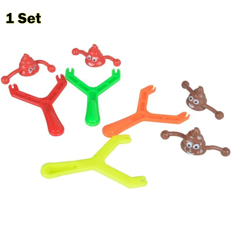 Elastic Poop Emoji Slingshot Toy - Image 9