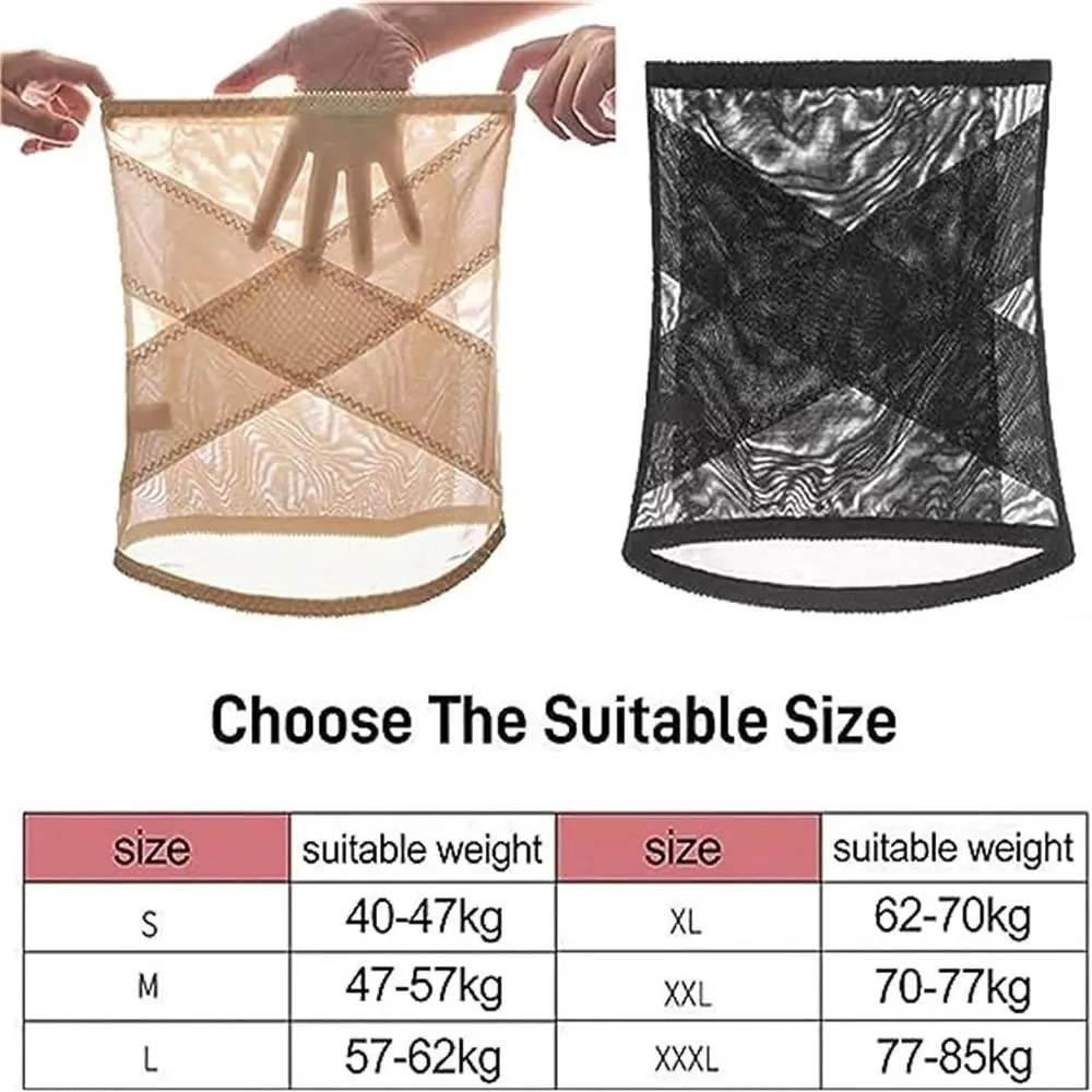 Elastic Waist Slimming Breathable Mesh Belt - Image 5