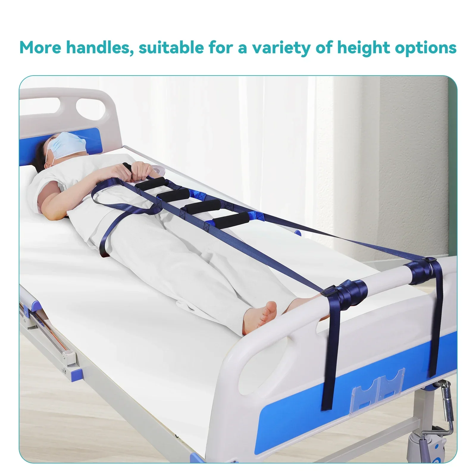 Elderly Bed Sit-Up Aid Rope Mobility Assist Strap - Image 2