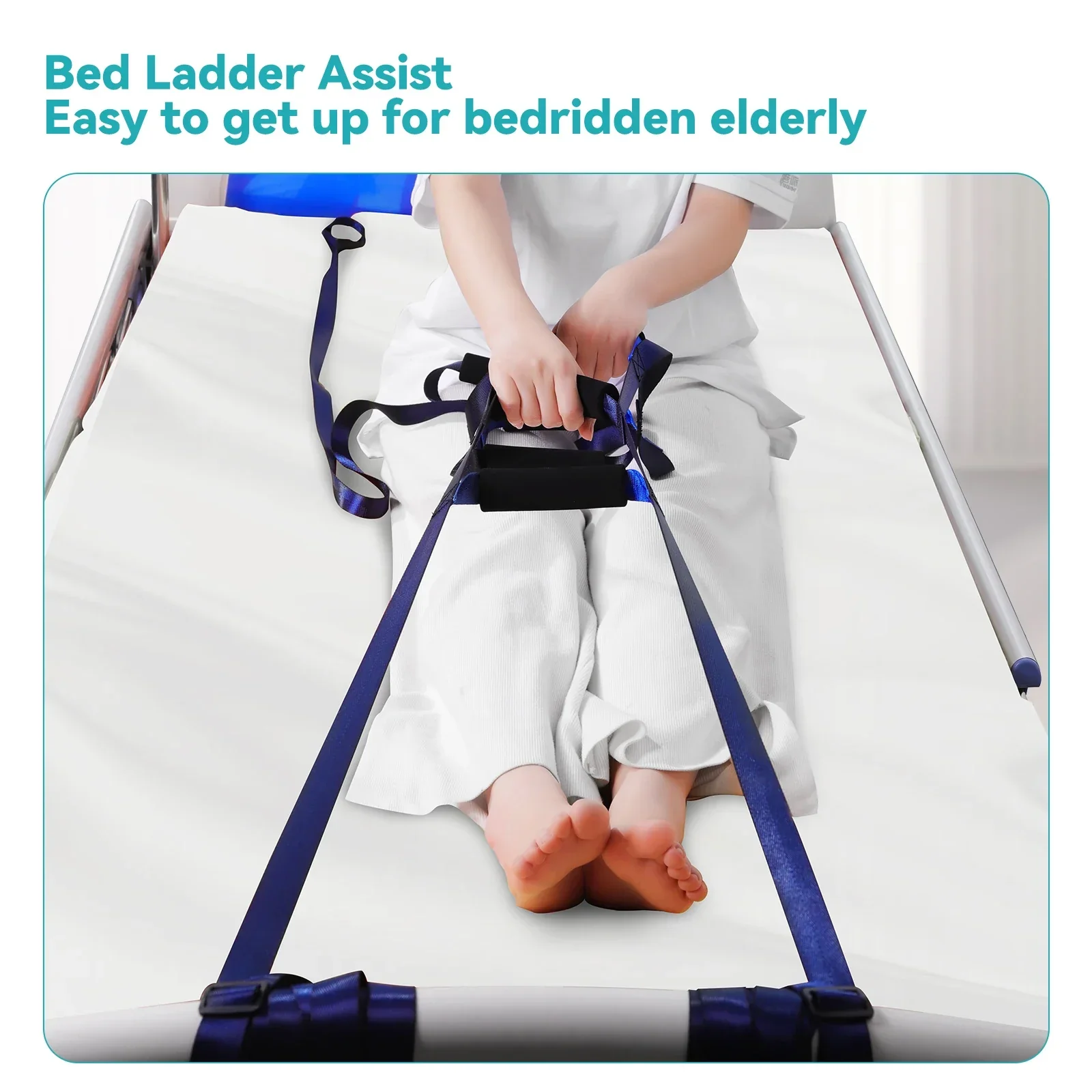 Elderly Bed Sit-Up Aid Rope Mobility Assist Strap - Image 4