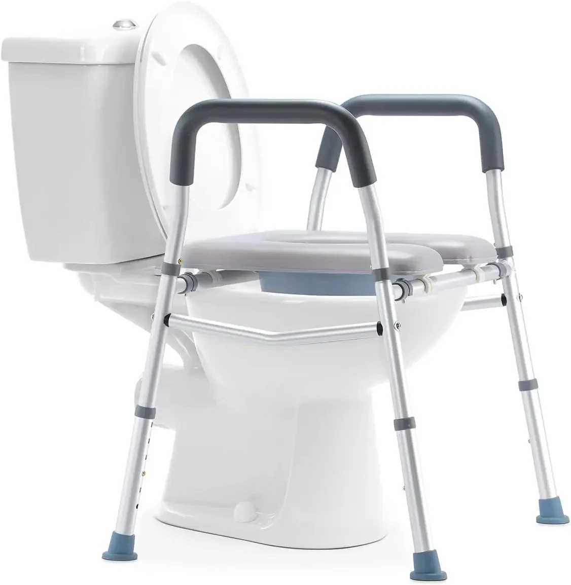 Elderly Friendly Adjustable Portable Toilet Seat - Image 2
