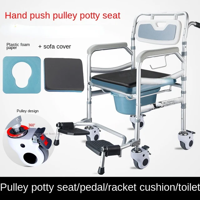 Elderly Helper Solid Toilet Chair - Image 3