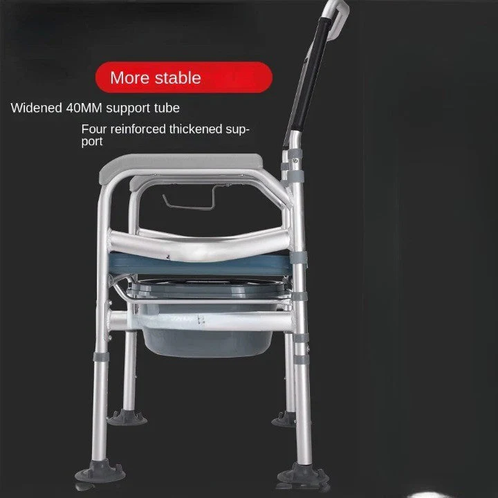 Elderly Helper Solid Toilet Chair - Image 5