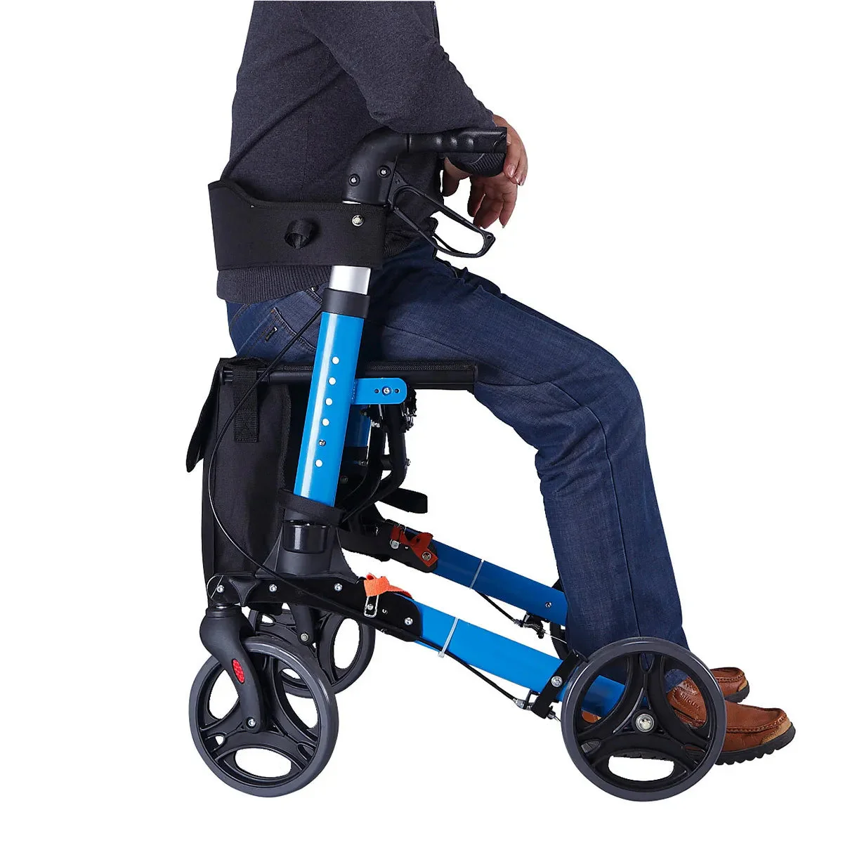 Elderly Rehabilitation Walking Assist Folding Walker - Image 4