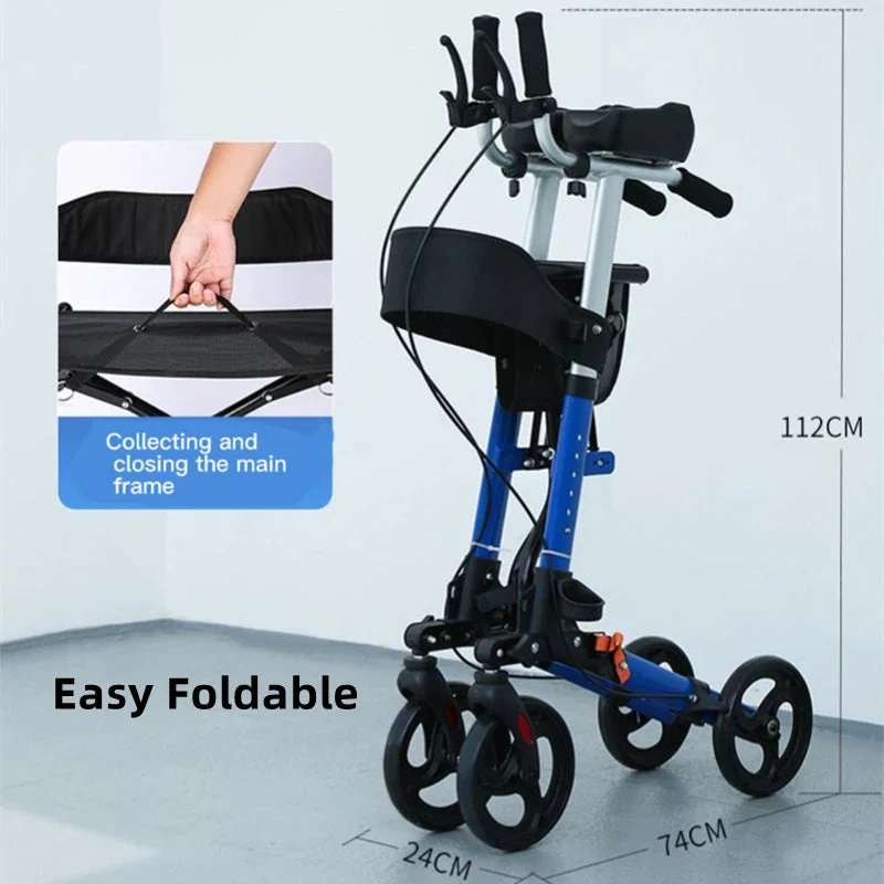 Elderly Rehabilitation Walking Assist Folding Walker - Image 7