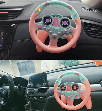 Electric Educational Car Simulation Steering Wheel Toy
