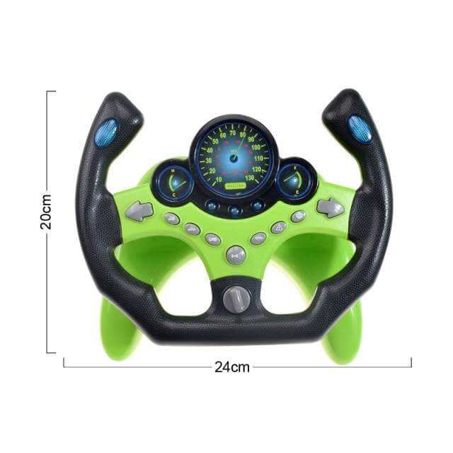 Electric Educational Car Simulation Steering Wheel Toy - Image 10