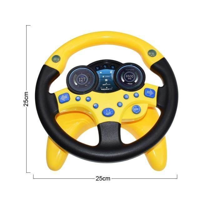 Electric Educational Car Simulation Steering Wheel Toy - Image 12
