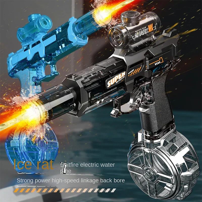 Electric Flame Effect Water Spray Blaster Toy Gun - Image 3