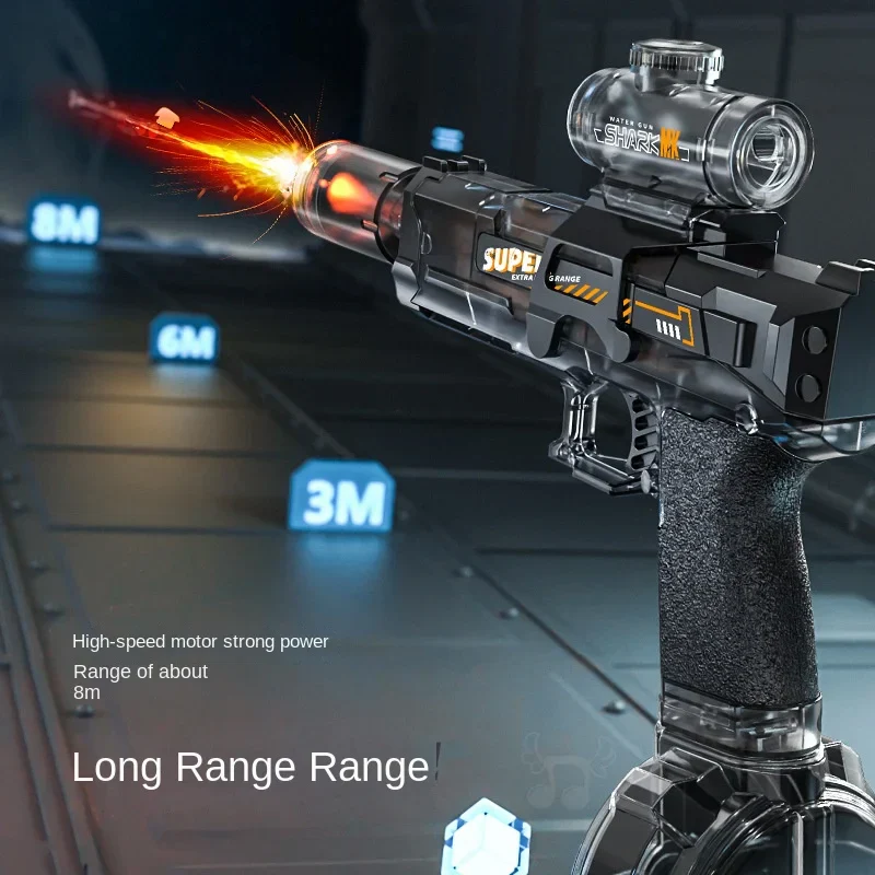 Electric Flame Effect Water Spray Blaster Toy Gun - Image 5