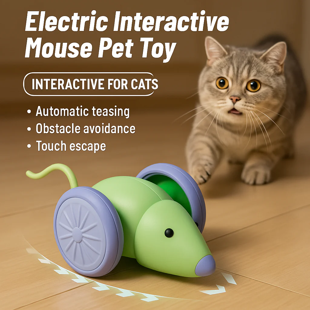 Electric Interactive Mouse Pet Toy - Image 4