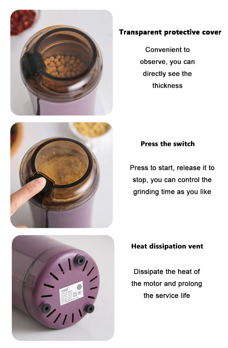 Electric Powerful Mini Coffee Bean Grinder - Image 5