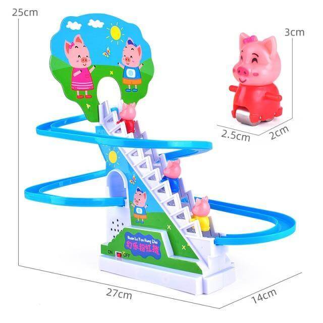 Electric Rail Stair Climbing Fun Kid Toy Set - Image 10