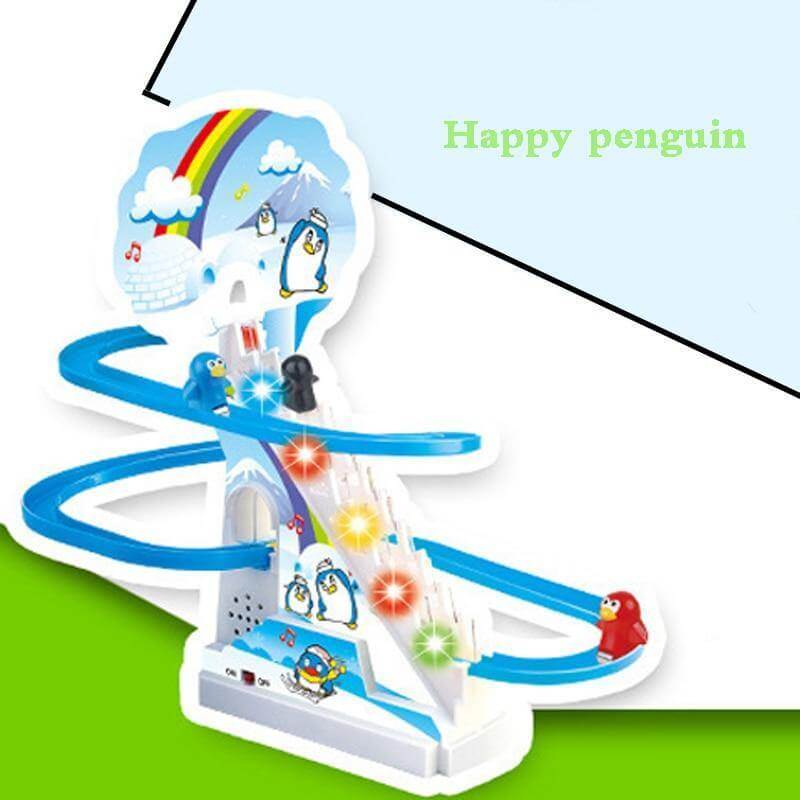 Electric Rail Stair Climbing Fun Kid Toy Set - Image 2
