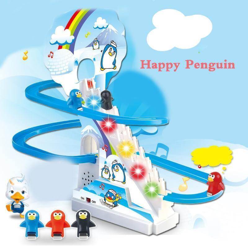Electric Rail Stair Climbing Fun Kid Toy Set - Image 5