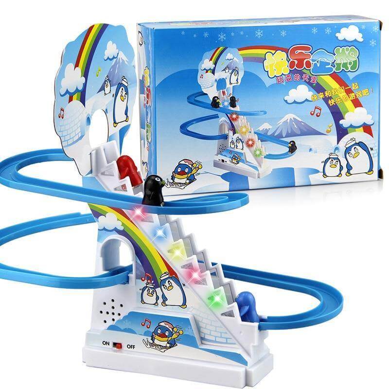 Electric Rail Stair Climbing Fun Kid Toy Set - Image 6