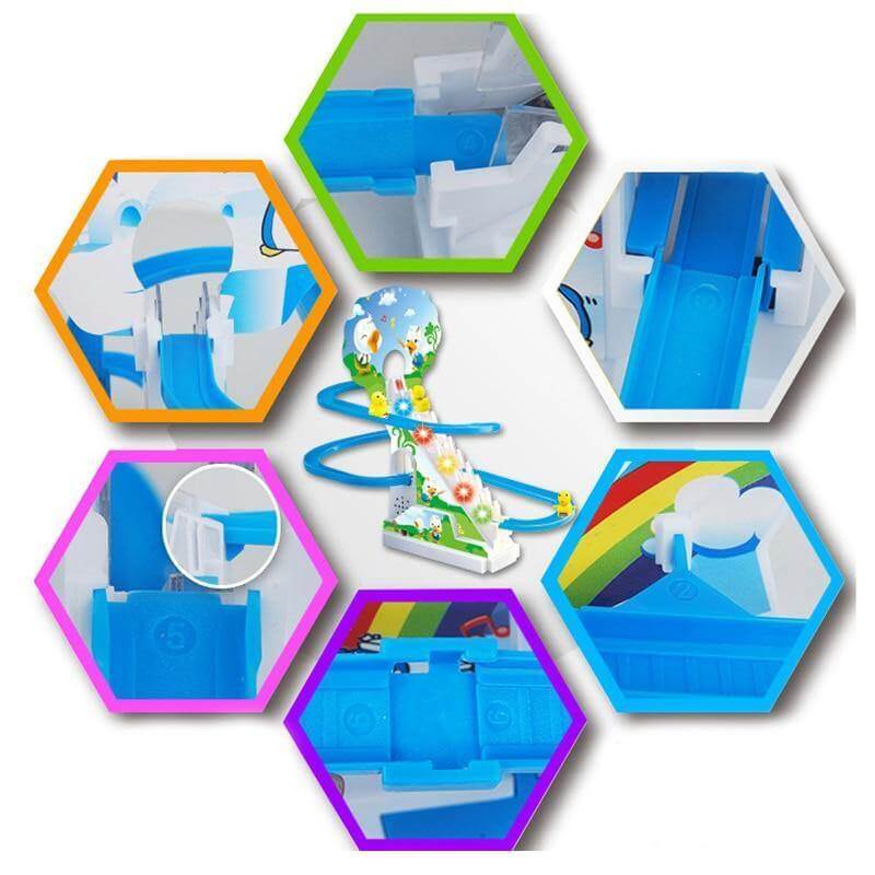 Electric Rail Stair Climbing Fun Kid Toy Set - Image 8