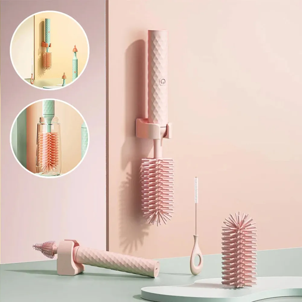 Electric Rotating Silicone Bottle Cleaner Set - Image 4