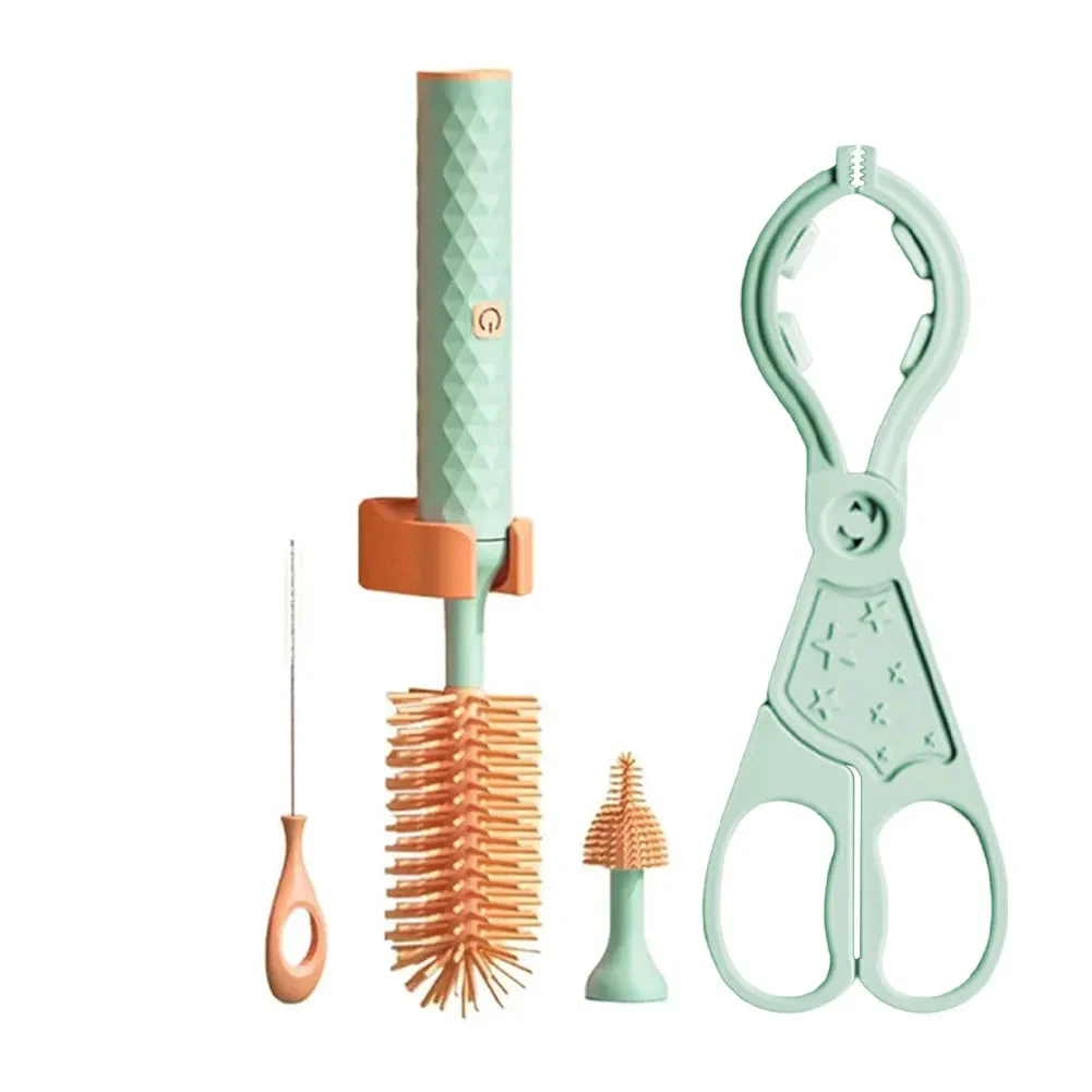 Electric Rotating Silicone Bottle Cleaner Set - Image 8