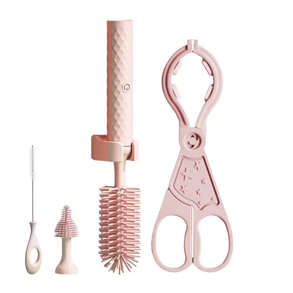 Electric Rotating Silicone Bottle Cleaner Set - Image 9