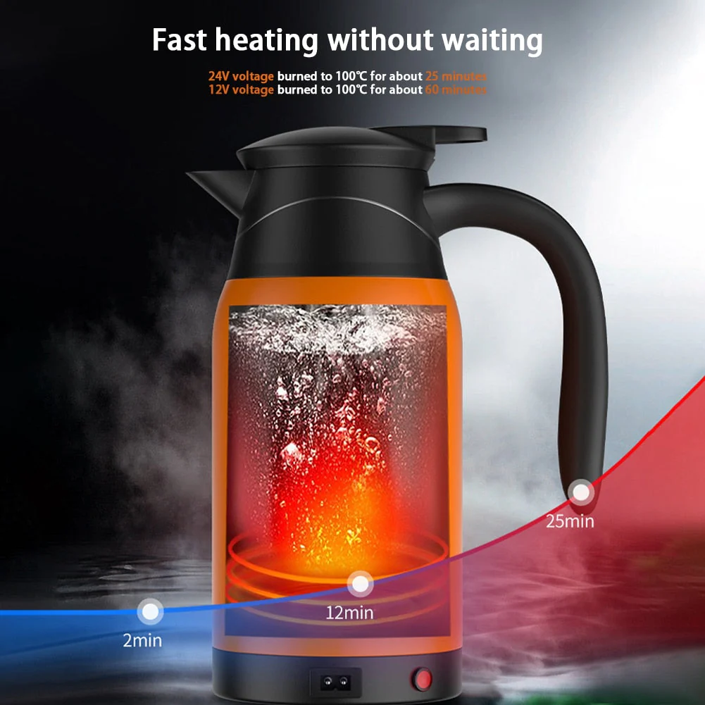 Electric Stainless Steel Travel Kettle - Image 4