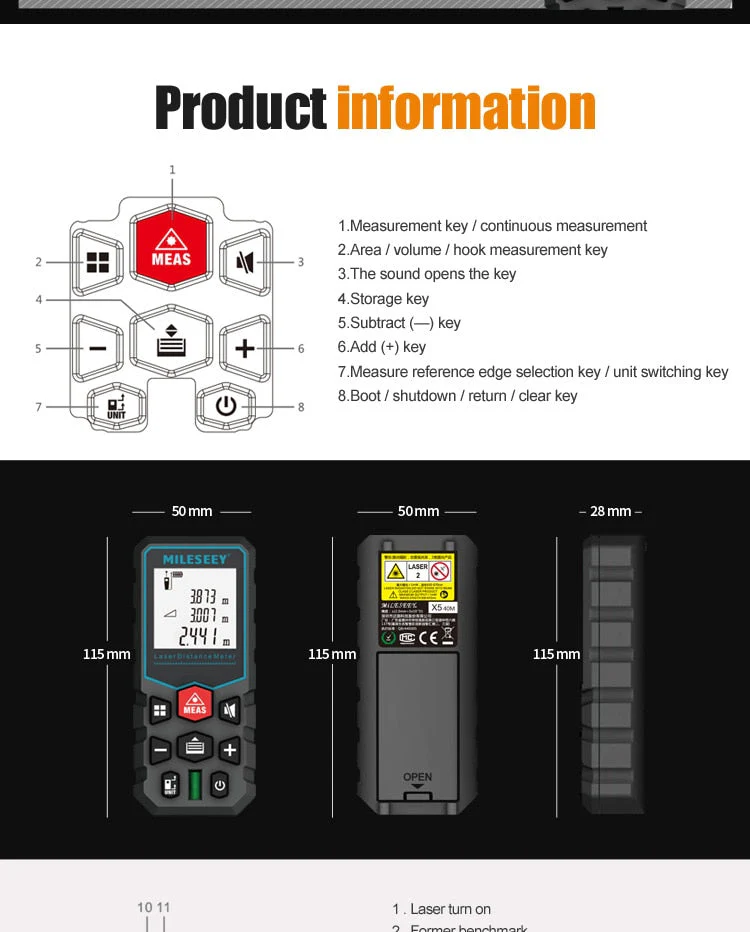 Electronic Laser Distance Range Measurer - Image 9