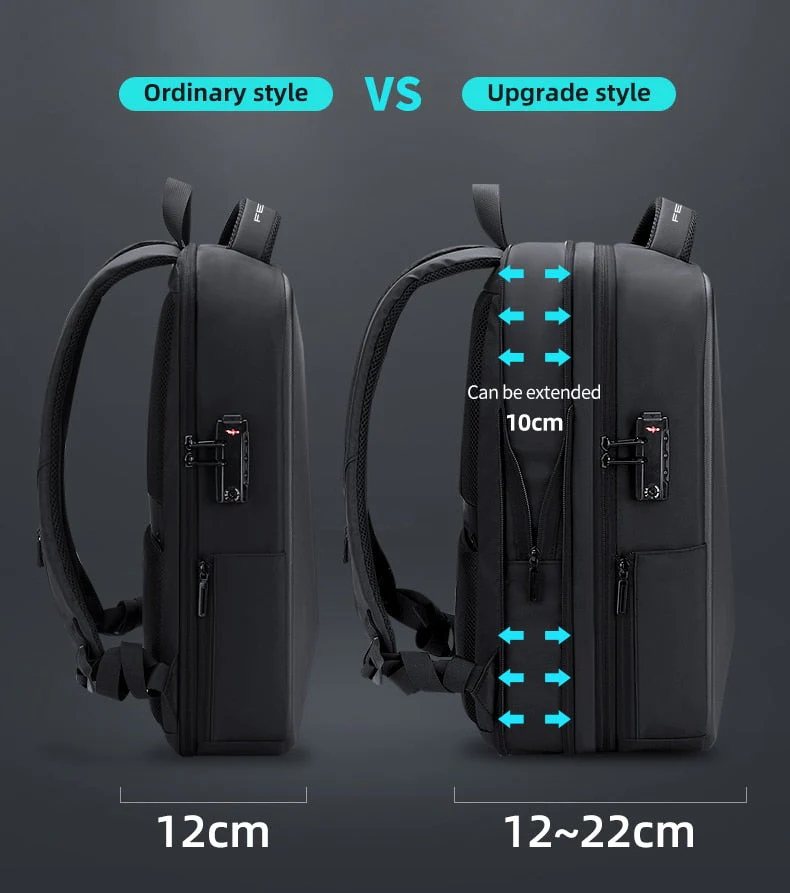 Elegant Anti-Theft USB Travel Backpack - Image 8