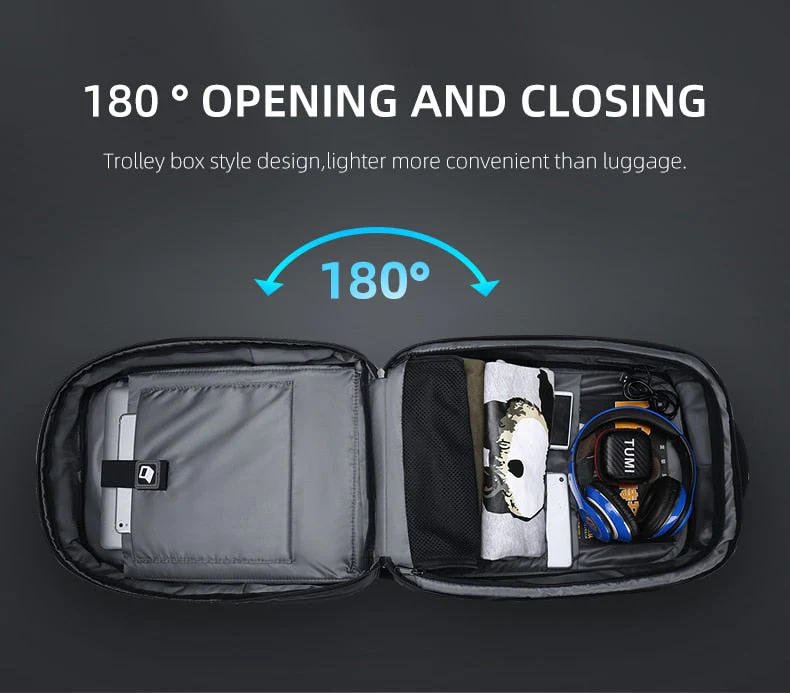 Elegant Anti-Theft USB Travel Backpack - Image 9