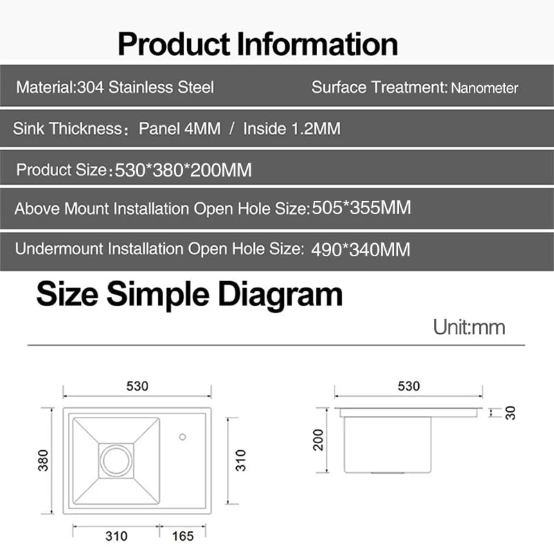 Elegant Black Nano Smart Kitchen Sink - Image 8