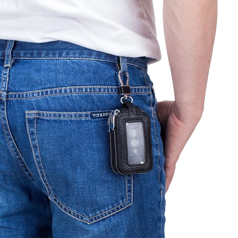 Elegant Car Key Leather Case Wallet - Image 2