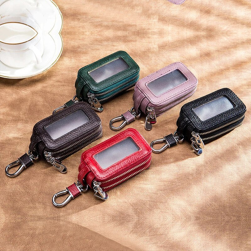 Elegant Car Key Leather Case Wallet - Image 3