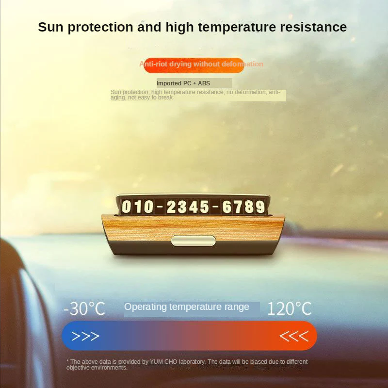 Elegant Car Parking Number Plate - Image 2