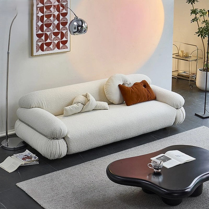 Elegant Cream Sophisticated European Living Room Couch - Image 4