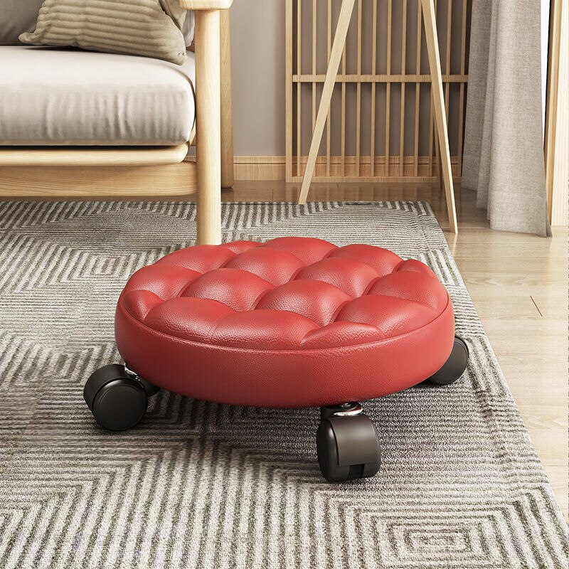 Elegant Creative Aluminum Alloy Lazy Home Low Stool - Image 3