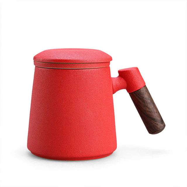 Elegant Creative Ceramic Tea Mug with Filter - Image 11