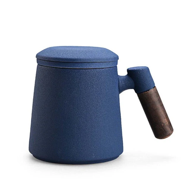 Elegant Creative Ceramic Tea Mug with Filter - Image 12