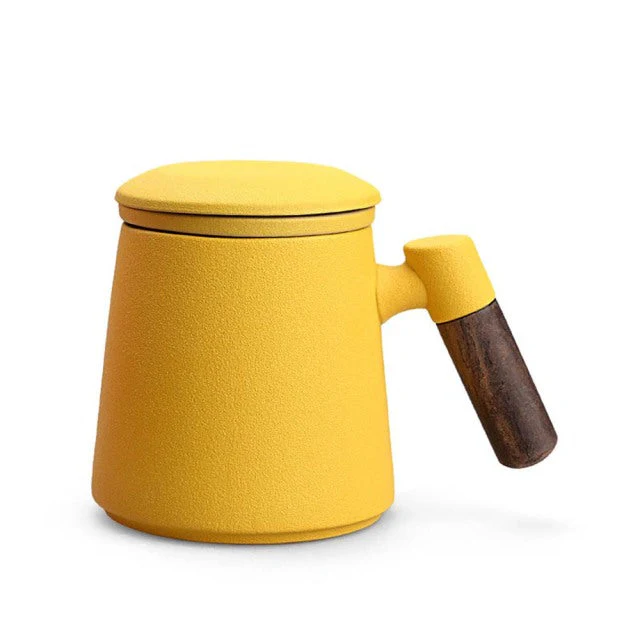 Elegant Creative Ceramic Tea Mug with Filter - Image 13