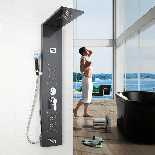 Elegant Digital Massage System Digital Led Panel Shower Sets - Image 4