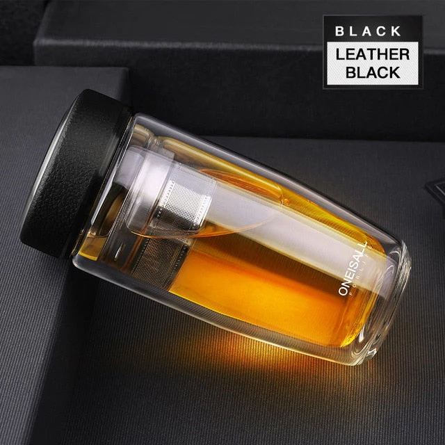 Elegant Double Glass Tea Infuser - Image 10