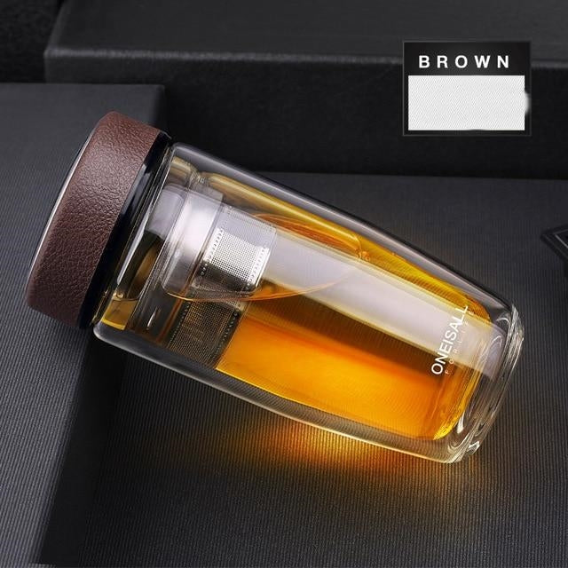 Elegant Double Glass Tea Infuser - Image 12
