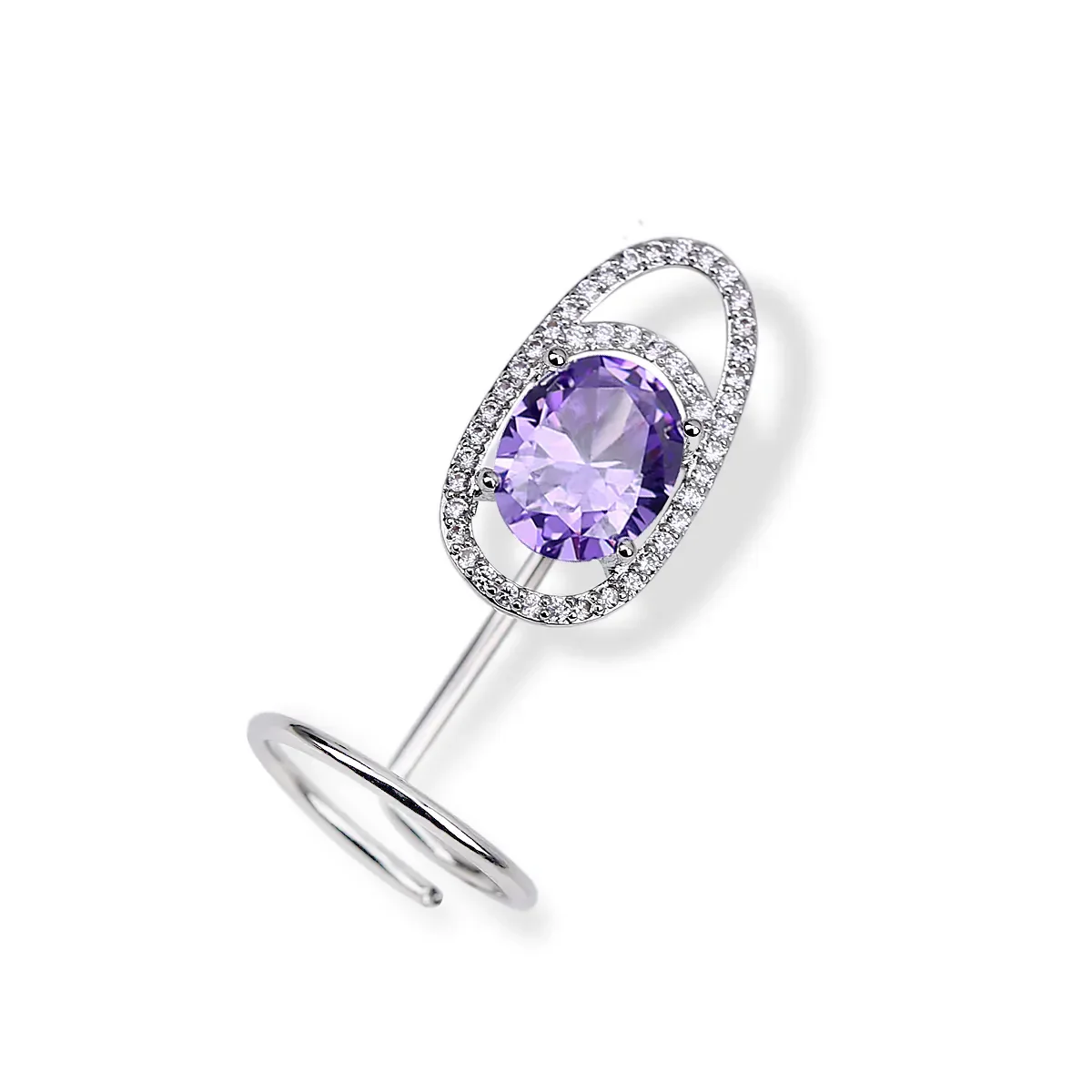 Elegant Fingertip Chic Gothic Slim Metal Nail Rings - Image 10