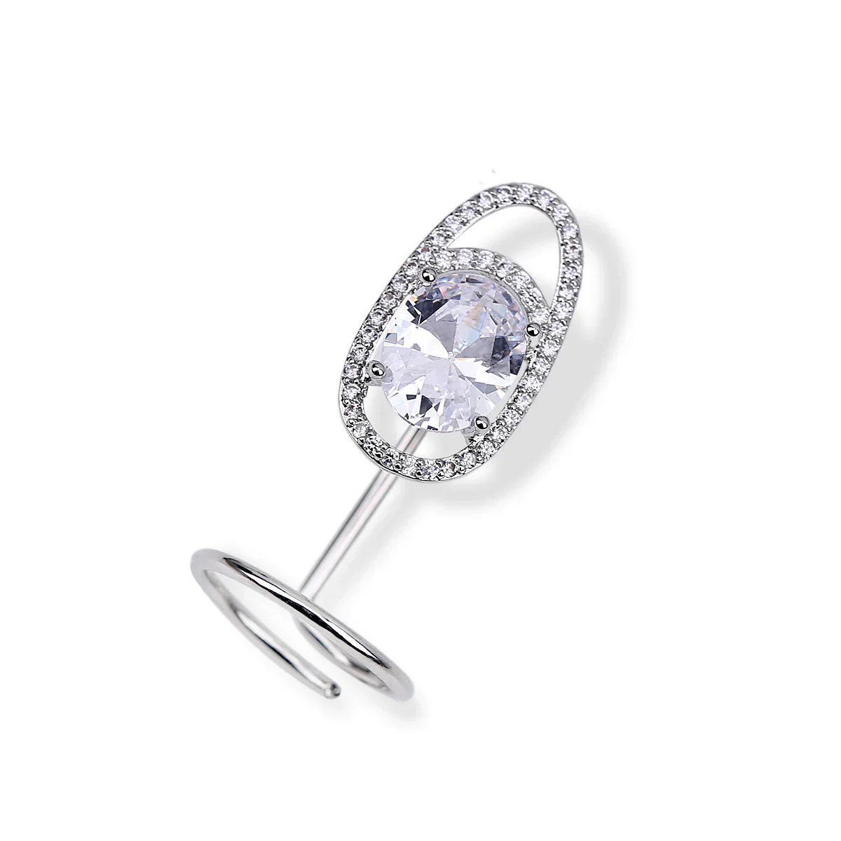 Elegant Fingertip Chic Gothic Slim Metal Nail Rings - Image 14